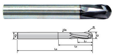 VHM Nos Ball End Mill