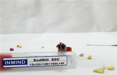 Cztery flet End Mill Cutter VHM Long Neck Frezy Standardowe Typ HRC55