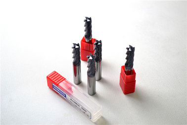 Węglik wolframu Plac End Mill Standard z 45 ° Helix Kąt dla wysokich prędkości skrawania