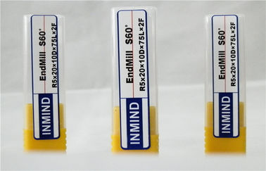 2 Flute CNC Ball Nose End Mill z Solid Carbide Rod na stal / stal nierdzewna
