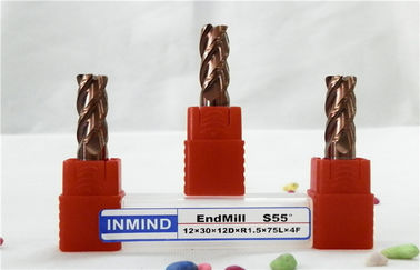 Średnia prędkość Corner Radius End Mill / HRC50 Mirco kantów FREZY