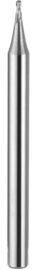 High Speed ​​2 Flute Ball Nose Mikro Frezy HRC55 Cutter 0.5-0.6um
