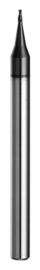 High Speed ​​2 Flute Ball Nose Mikro Frezy HRC55 Cutter 0.5-0.6um