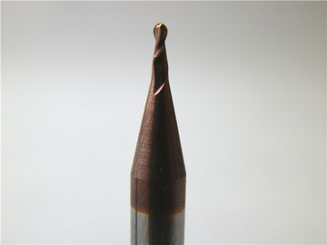 High Speed ​​2 Flute Ball Nose Mikro Frezy HRC55 Cutter 0.5-0.6um
