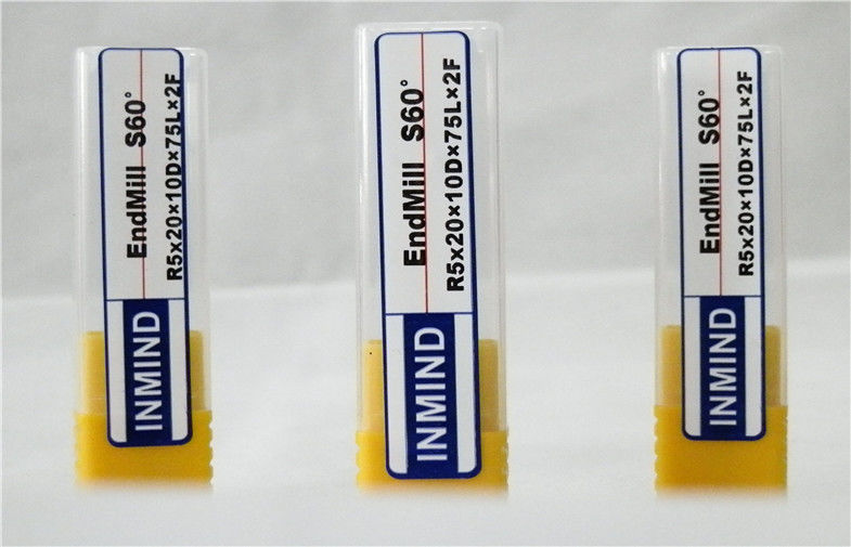 2 Flute CNC Ball Nose End Mill z Solid Carbide Rod na stal / stal nierdzewna