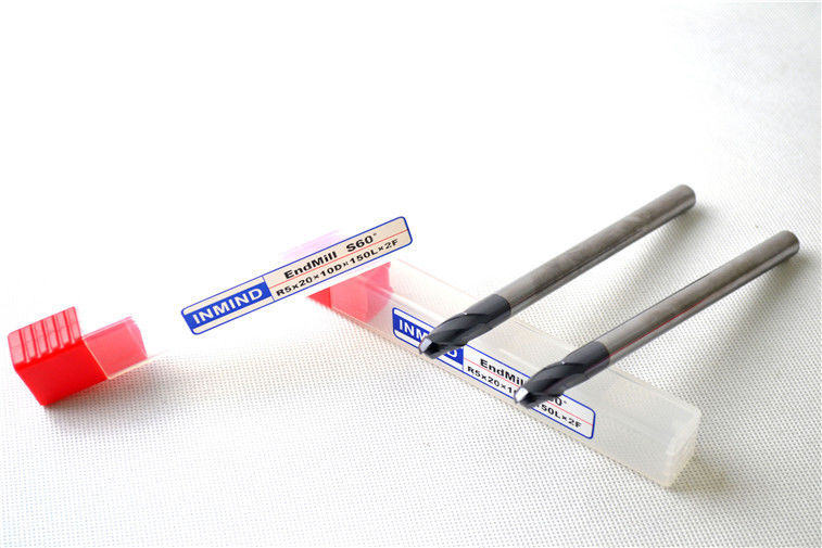 Długi Shank Carbide Mikro Frezy dla stali nierdzewnej / Stal Ball Nose End Mill