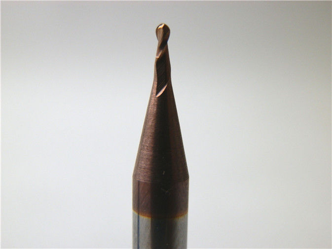 High Speed ​​2 Flute Ball Nose Mikro Frezy HRC55 Cutter 0.5-0.6um